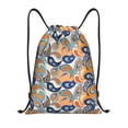 thumbnail image 1 of Bingfone Fashionable Paisley Drawstrings Backpacks Bags for Men Women Gym Drawstrings Bag-Small, 1 of 6