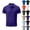 Purple, variant on LTTVQM Breeze Capri Shirt for Men Breathable Beer Belly Short Sleeve Polo Shirts Wear Collared Textured Shirts Quick Dry Golf Casual White L