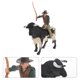 thumbnail image 4 of 1 juego de modelo taurino de vaquero español, juguetes taurinos, estatua realista de toro vaquero, 4 of 7