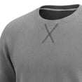 thumbnail image 5 of LEKWK Mens Corduroy T Shirt Short Sleeve Crewneck Casual Tops Oversized Drop Shoulder Loose Fit Casual Streetwear Summer Tees Gray M, 5 of 5