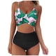 thumbnail image 1 of Conjuntos de bikinis para mujer con estilo Conjunto de bikini estampado sin mangas Traje de baño Push-Up Traje de baño acolchado Traje de baño Ropa de playa OAVQHLG3B Store lin121212, 1 of 3