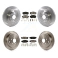 thumbnail image 1 of Transit Auto Front Rear Disc Brake Rotors and Semi-Metallic Pads Kit for Car Subaru Impreza Forester Outback Legacy K8S-102793, 1 of 11