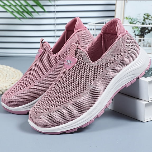 Willtoo Orthopedic Shoes for Women Arch Support Slip on Non Slip Running Shoes Wide Mesh Stretch Walking Shoes Comfortable 2026 Orthopedic Shoes