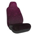 thumbnail image 1 of Wukai Dark Purple Glitter Full Set Car Seat Covers with Soft Padding Universal Auto Front Seats Protector and Cushion Mat, 1 of 5