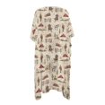 thumbnail image 3 of FKELYI Kentucky Horse Racing Cowboy Print Womens Bikini Cover Up for Summer Open Front Cardigan Beach Cover Ups Comfy Beach Kimono Beachwear Ladies Cruise Outfits Resort Wear, 3 of 6