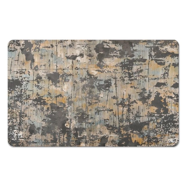 Breathe New Life into Your Home with our Soft, Low Pile Modern Abstract Gray Runner Rug: 20x32 inch, Non-Slip, Machine Washable - Perfect for Bathrooms, Kitchens, and Hallways