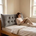 thumbnail image 4 of Triangular Bed Rest Pillow Extra Tall Thick 120x50x15cm for Reading Sleeping, 4 of 9