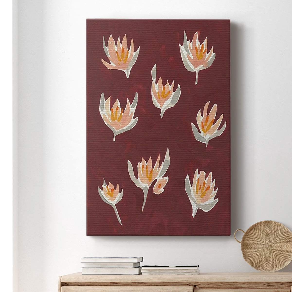 Pink Potpourri II Premium Gallery Wrapped Canvas - Ready to Hang