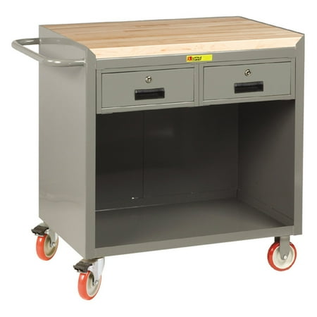Little Giant Mobile Bench Cabinet With Locking Storage Drawers