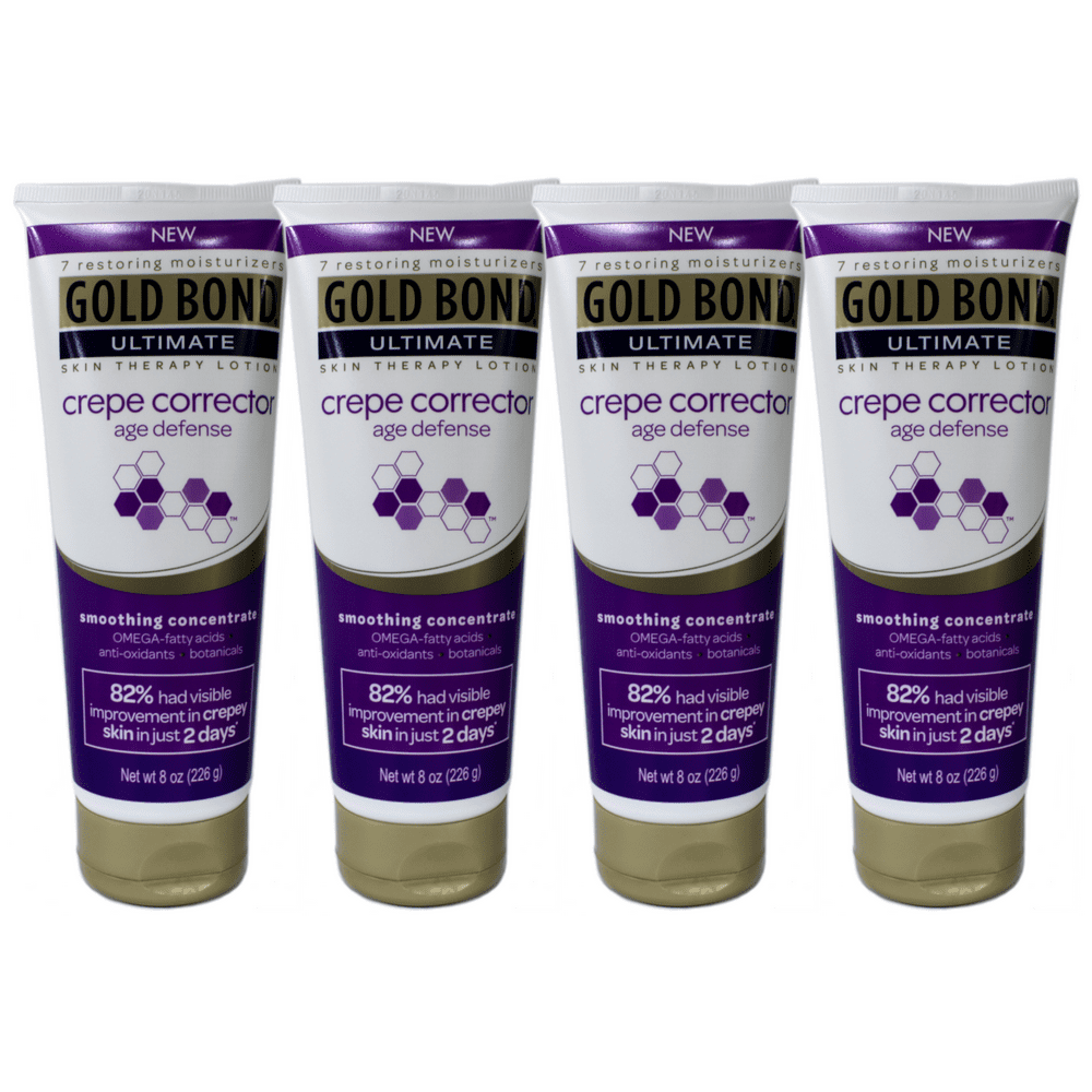 4 Pack Gold Bond Ultimate Skin Therapy Lotion Crepe Corrector Age Defense 8 oz - Walmart.com