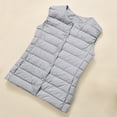 thumbnail image 6 of Women's Vests Lightweight Vest for Women Plus Size Fashion Winter Warm Coat Solid Tops Jackets, 6 of 9