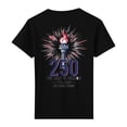 thumbnail image 4 of JFGHDG T-Shirts For Women Usa Themed 4th Of July Tee Daily Casual Anniversary Tee Men'S American Flag Anniversary Top Usa Patriotic Short Sleeve Tee Hawaiian Patriotic Black L, 4 of 4