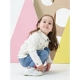 thumbnail image 4 of famuka Little Boy Girl White Denim Jacket Unisex Baby Button Down Jeans Coats Cowboy Outerwear, 4 of 10