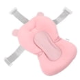 thumbnail image 3 of Cojín de baño para bebé, flotante, seguro, plegable, ajustable, para recién nacidos, color rosa, 3 of 14