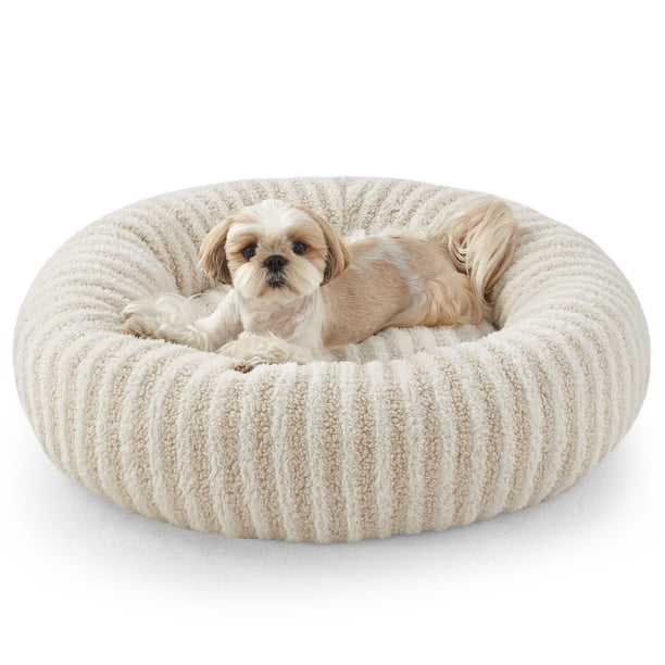 Cama para mascotas MIXJOY de 58 x 58 x 20 cm, lavable, rosquilla para perros pequeños