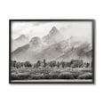 thumbnail image 2 of Stupell Industries Foggy Mountain Peaks Landscape Landscape Photography White Framed Art Print Wall Art, 2 of 5