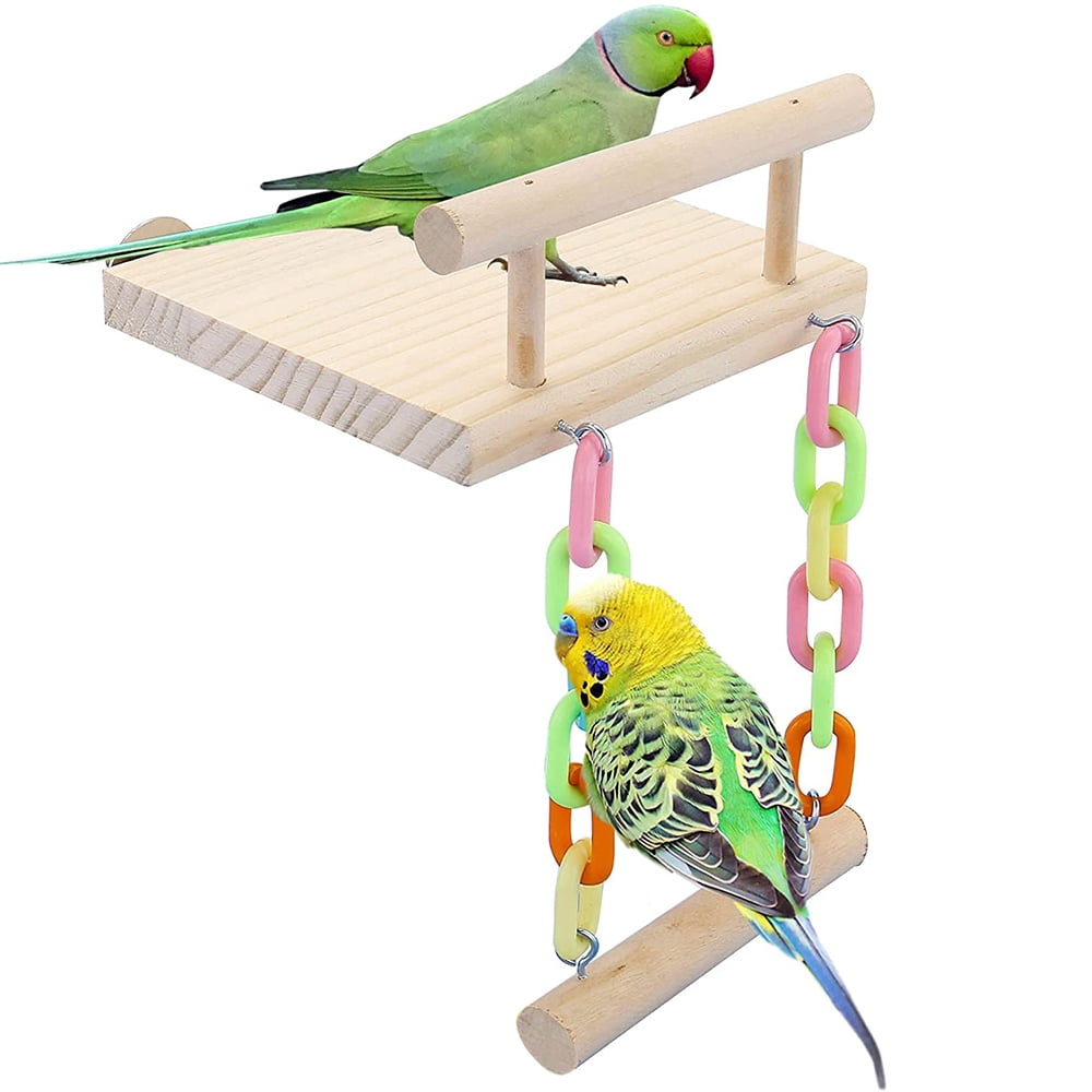 Birds Birdcage Stands QBLEEV Bird Perches Nest Play Stand Gym Parrot