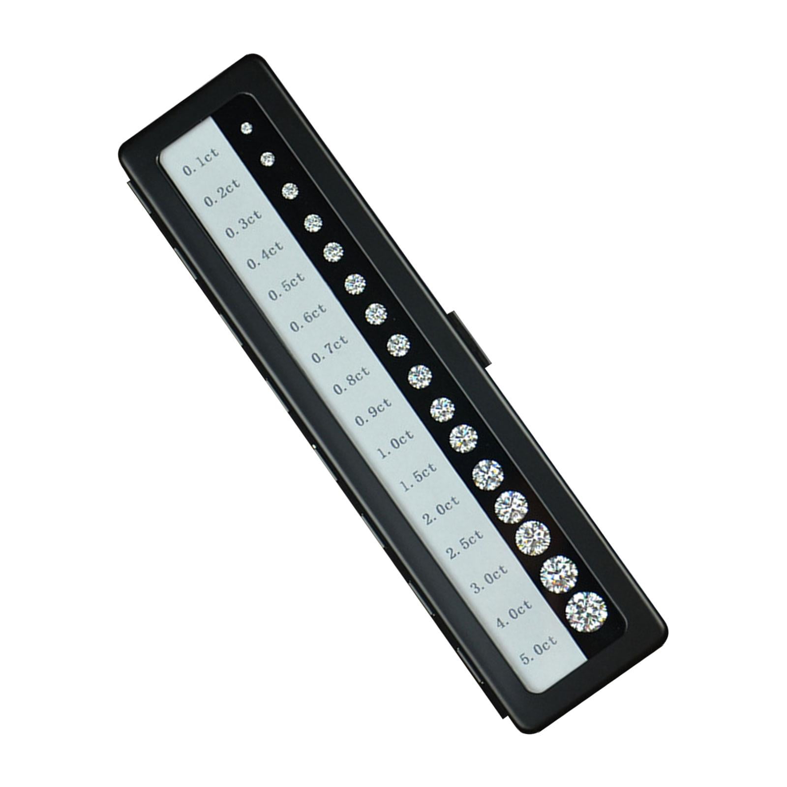 Milageto Tester Tools Diamond Weight High Accuracy Durable black
