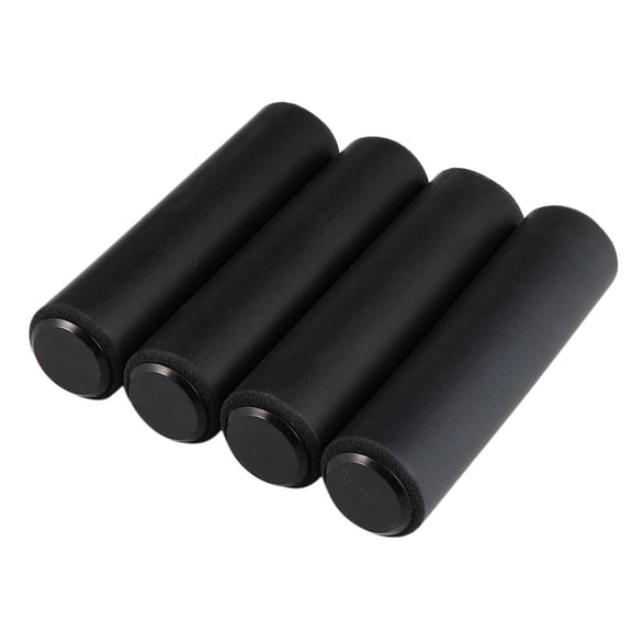 NICEXMAS Black Silicone Bike Handlebar Grip Cover Set, Lightweight Handlebar Accessory