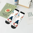 thumbnail image 5 of Salouo School Cute Gnomes Pattern Unisex Middle Tube Socks,Middle-Finger Knee High Socks Over The Calf Tube Stocking Crew Stockings for Women and Men Tube Socks, 5 of 8