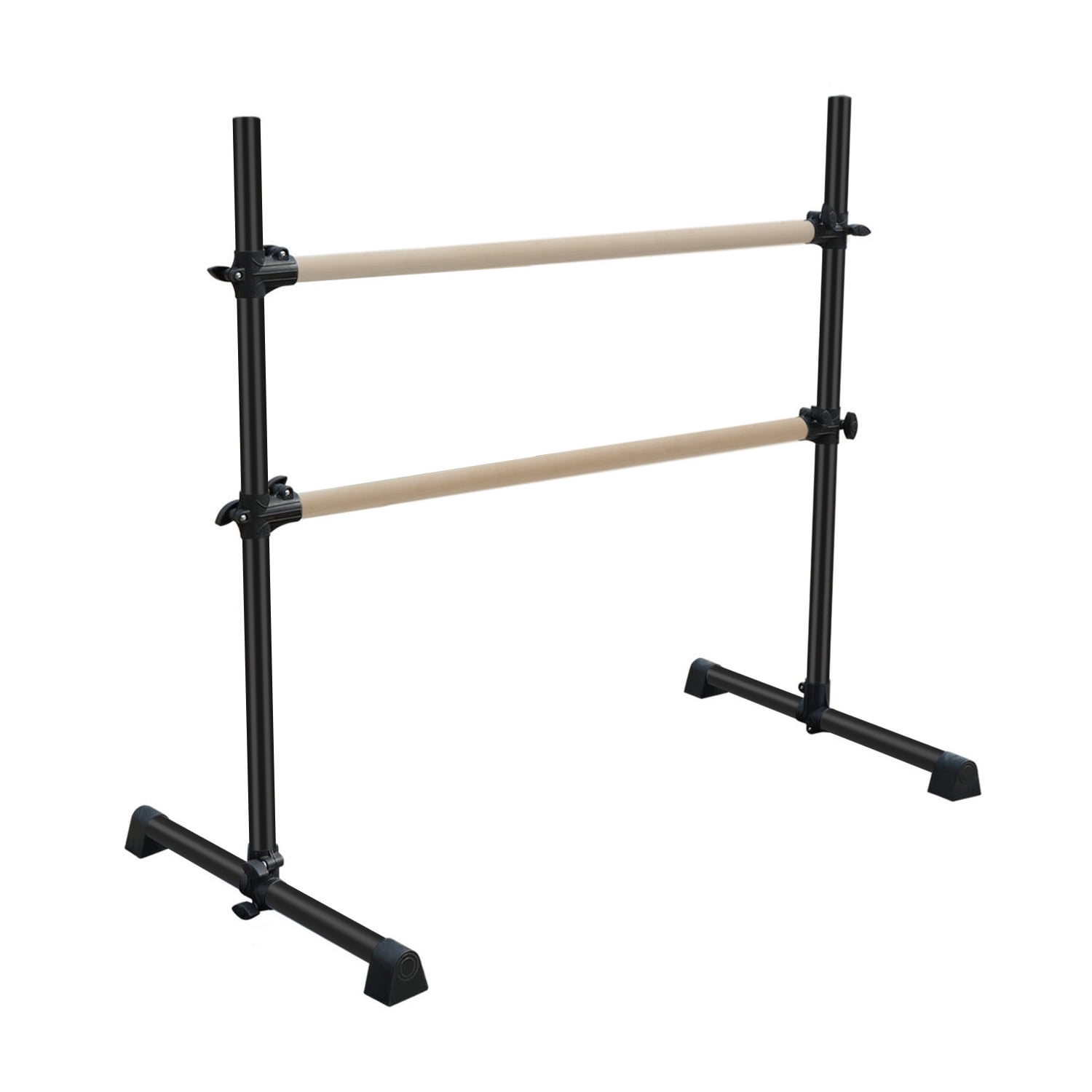 Black Ballet Stretch Ladder Portable Mobile JLFSDB Ballet Barre Bar Curved Legs Adult Child Household Dance Bar Freestanding