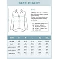 thumbnail image 5 of Siliteelon Womens Boho Floral Casual Shirts V Neck Ruffle Long Sleeve Blouses Chiffon Tops, 5 of 5