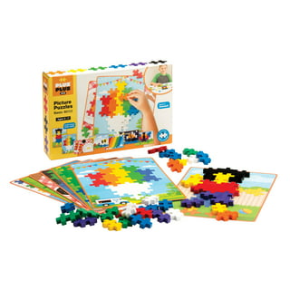  PLUS PLUS Big - Make & GO! - 46 Pieces - Construction Building  Stem/Steam Toy, Interlocking Large Puzzle Blocks for Toddlers and Preschool  : Toys & Games