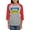 Heather/Red, variant on CafePress - Stand With Ukraine Long Sleeve T Shirt - Womens Baseball Tee