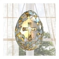 thumbnail image 1 of Wmhnj Atrapasueños de Pascua 2025, adorno de vitral para colgar en la ventana con diseño de conejo para sala de estar, jardn, coche, 6,3 pulgadas, 1 of 6