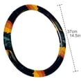 thumbnail image 4 of Xiong Fugu 14.5 Inch Printing PVC Leather Car Steering Wheel Cover Auto Accessories, 4 of 6