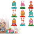 thumbnail image 4 of 9Pc Happy Easter Honeycomb Centerpieces for Tables, Colorful Bunny Egg Honeycomb Centerpiece Table Decorations, 3D Table Honeycomb for Spring Easter Rabbit Photo Prop Party Supplies, 4 of 4