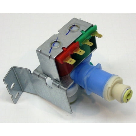 - 708 for W10408179 Whirlpool Kitchenaid Kenmore Refrigerator Water Valve, This Icemaker Water Fill Valve is a Double Coil Valve designed to replace