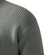 thumbnail image 3 of Ceisia Warm Stretchy Men's Slim Fit Stand-Collar Zip-Up Ribbed Knit Cardigan Gift, 3 of 5