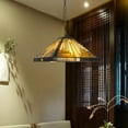 thumbnail image 3 of 21.6" Tiffany Style Stained Glass Pendant Lamp Chandelier Hanging Ceiling Light, 3 of 12