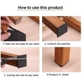 thumbnail image 3 of 90 pcs Square Non Slip Furniture Pads,Self Adhesive Table Foot Protector for Prevent Floor Scraping, Anti Slip And Shock-Absorbing, Reduce Friction Noise(1.10inch), 3 of 6