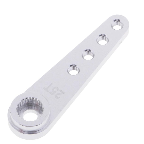 Servo De La Dirección De 37m M 25T Para el auto Del Modelo Hobby Plata Hugo Bocina de brazo servo 25T