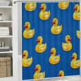 thumbnail image 6 of BCIIG Rubber Ducks Bathroom Decoration Set Polyester Cloth Fashion Shower Curtain with Hooks 36"x72, 6 of 7