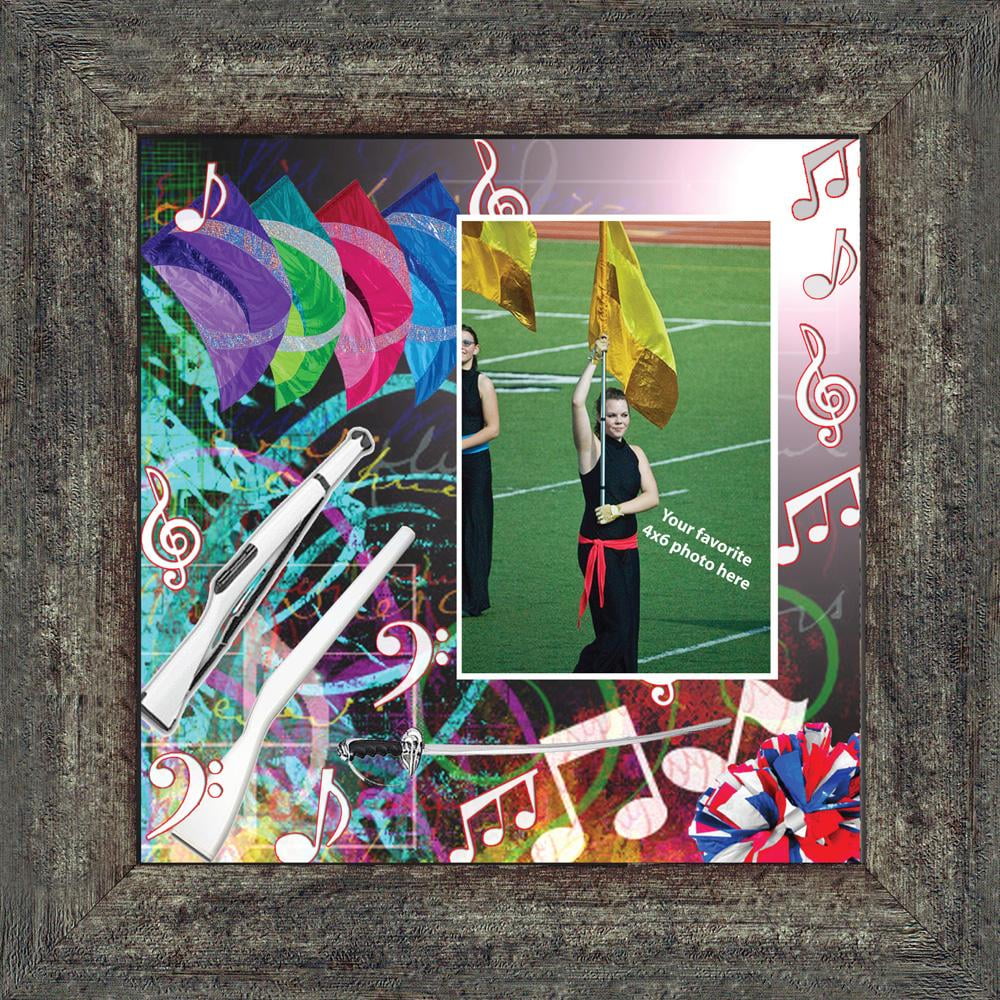Auxiliary Color Guard, Flag Corp Marching Band, Personalized Picture