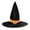 Z-Orange, variant on Kiplyki Adult Womens Black Witch Hat for Halloween Costume Accessory Cap
