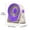 Purple, variant on Desktop Small Fan, Quiet Plug-In Desk Fan with Adjustable Speed, Compact Personal Fan for Home Office Bedroom