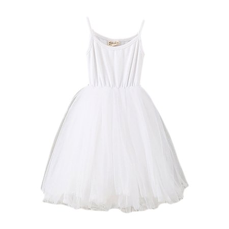 

Chaoren Tutu Dress Sleeveless Comfortable Strap Design Infant Tulle Sundresses for Wedding Party