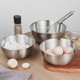 thumbnail image 5 of 2 pcs Stainless Steel Mixing Bowls with Scale Deep Egg Mixing Non-slip Kitchen Bowls, 5 of 5