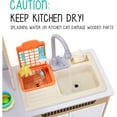 thumbnail image 3 of Lil' Jumbl Kids Kitchen Playset with Wooden Washer Dryer Sink & Accessories, 3 of 6