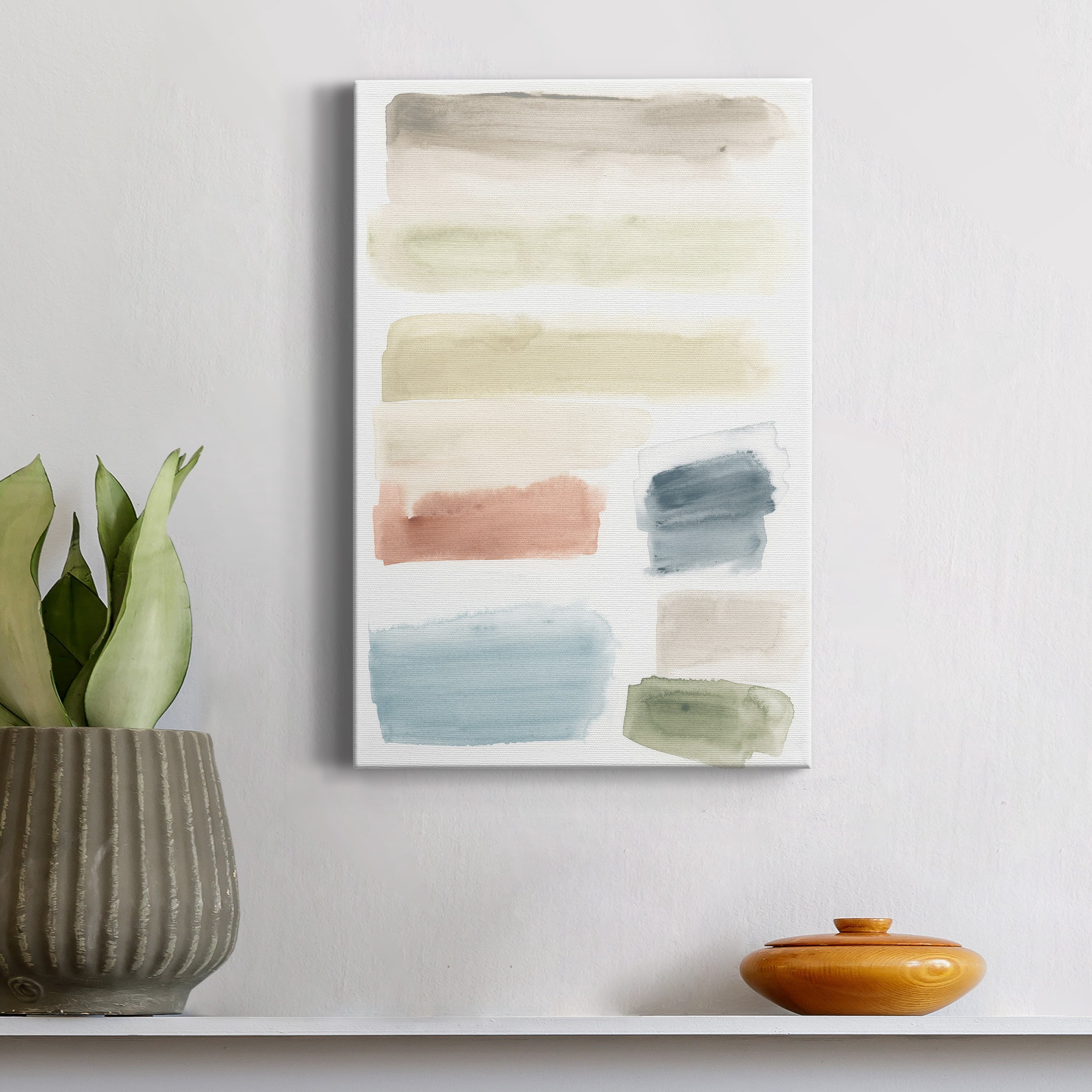 Watercolor Swatches II Premium Gallery Wrapped Canvas - Ready to Hang