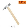 thumbnail image 4 of 2 Piezas de Martillo de Soldadura de 9 Oz, Martillo de Acero para Electricista con de Madera para Quitar y Reparar, 4 of 5