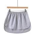 thumbnail image 2 of Women's Tennis Skirts Summer Skirt Women\u20 9s Underskirt Lower Skirt Sweep Shirt Extension Skirt With Buttons Shirt For Women Gray S, 2 of 9