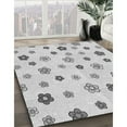 thumbnail image 3 of Ahgly Company Machine Washable Indoor Rectangle Transitional Platinum Gray Area Rugs, 8' x 10', 3 of 7