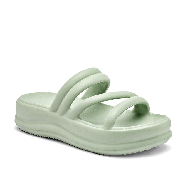 SANDALIA PLANA MM BROS SHOES CO VERDE 137178