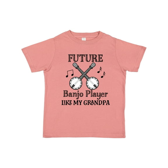 Inktastic Future Banjo Player Like Grandpa Boys or Girls Toddler T-Shirt