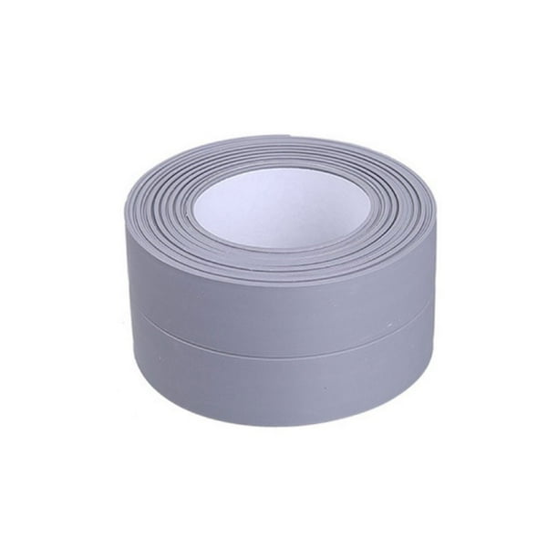Wosthever Tiras de sellado Adhesivo de pared de PVC a prueba de agua Cinta autoadhesiva Esquina de inodoro Ventanas Fregadero de cocina Estufa 3.2m * 3.8cm Type2 NO2 Wosthever HA064880-01